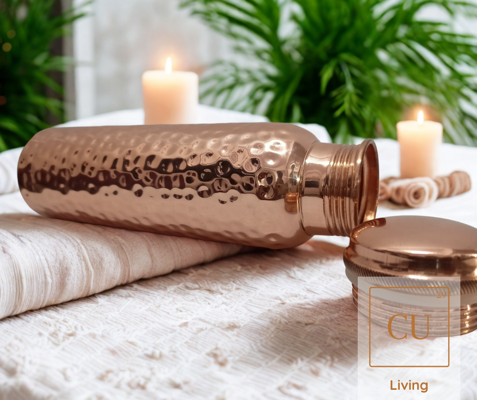 CU29™ Maverick Handcrafted Pure 100% Copper Water Bottle