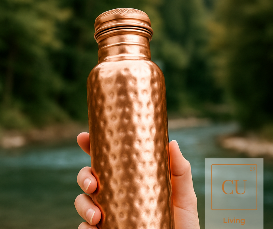 CU29™ Maverick Handcrafted Pure 100% Copper Water Bottle