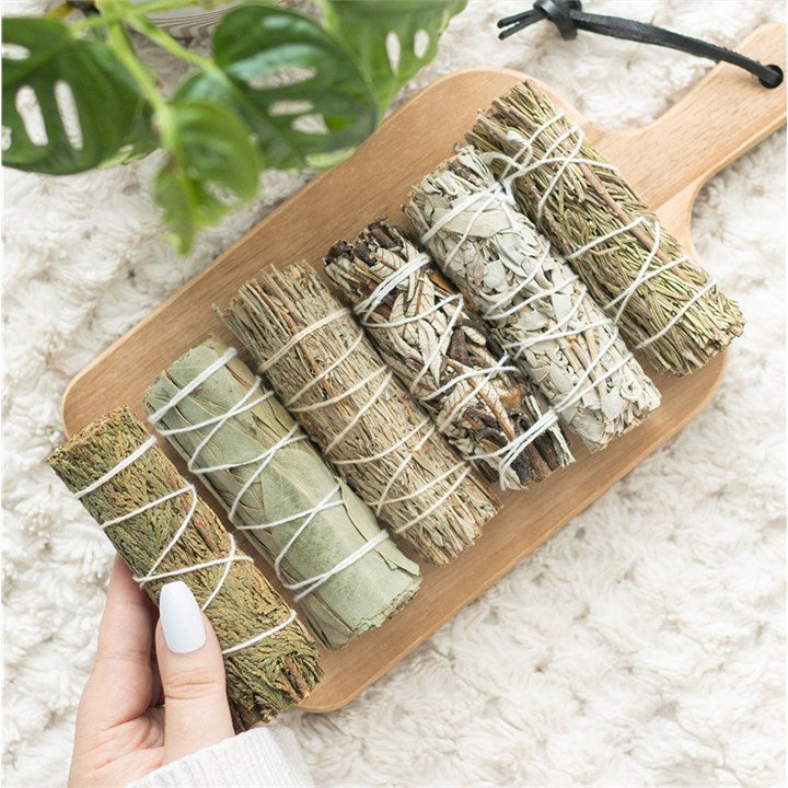 Sage Smudge Stick Variety Set – 6-Pack Cleansing Bundle
