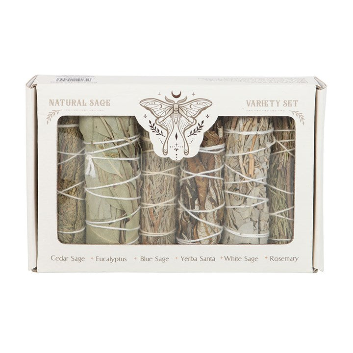 Sage Smudge Stick Variety Set – 6-Pack Cleansing Bundle