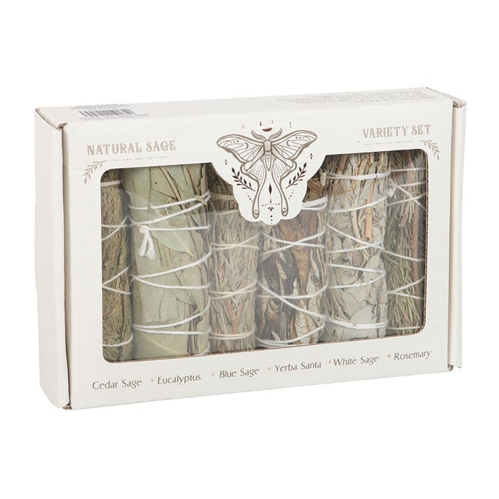 Sage Smudge Stick Variety Set – 6-Pack Cleansing Bundle
