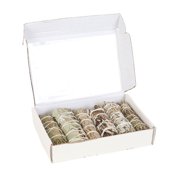 Sage Smudge Stick Variety Set – 6-Pack Cleansing Bundle
