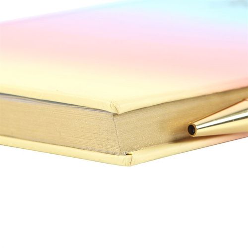 Multicoloured Gratitude Journal with Amethyst Pen – 200 Pages