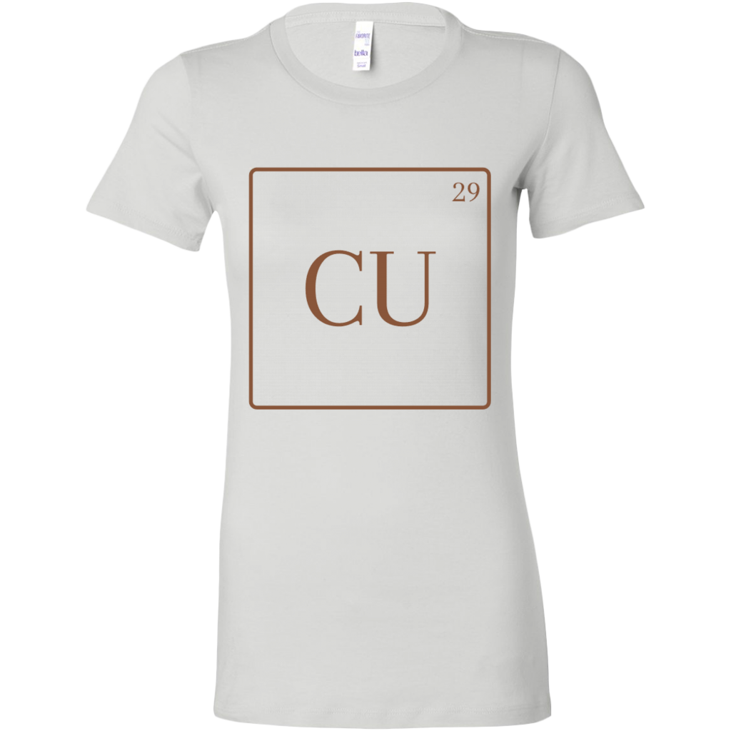 CU29™ Bella Ringspun Cotton Womens Shirt - The CU29™ Copper Company
