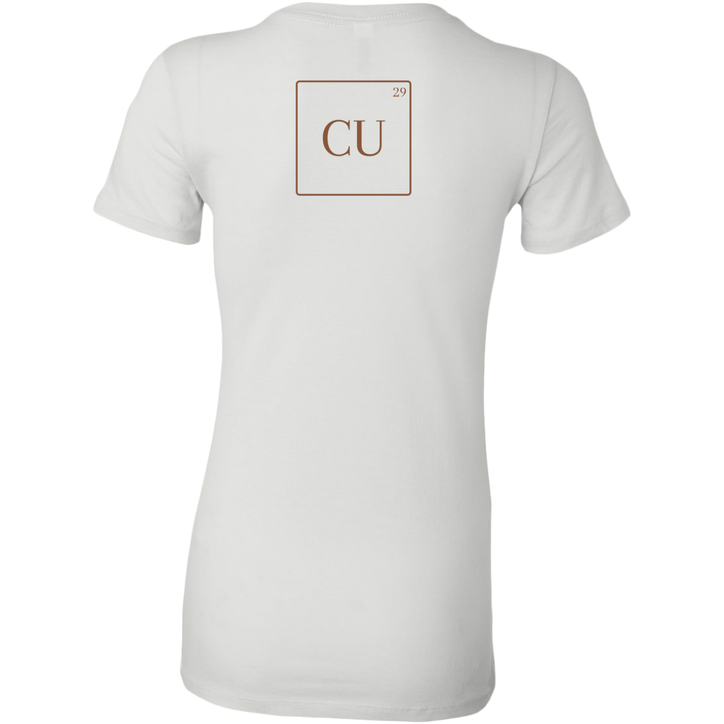 CU29™ Bella Ringspun Cotton Womens Shirt - The CU29™ Copper Company