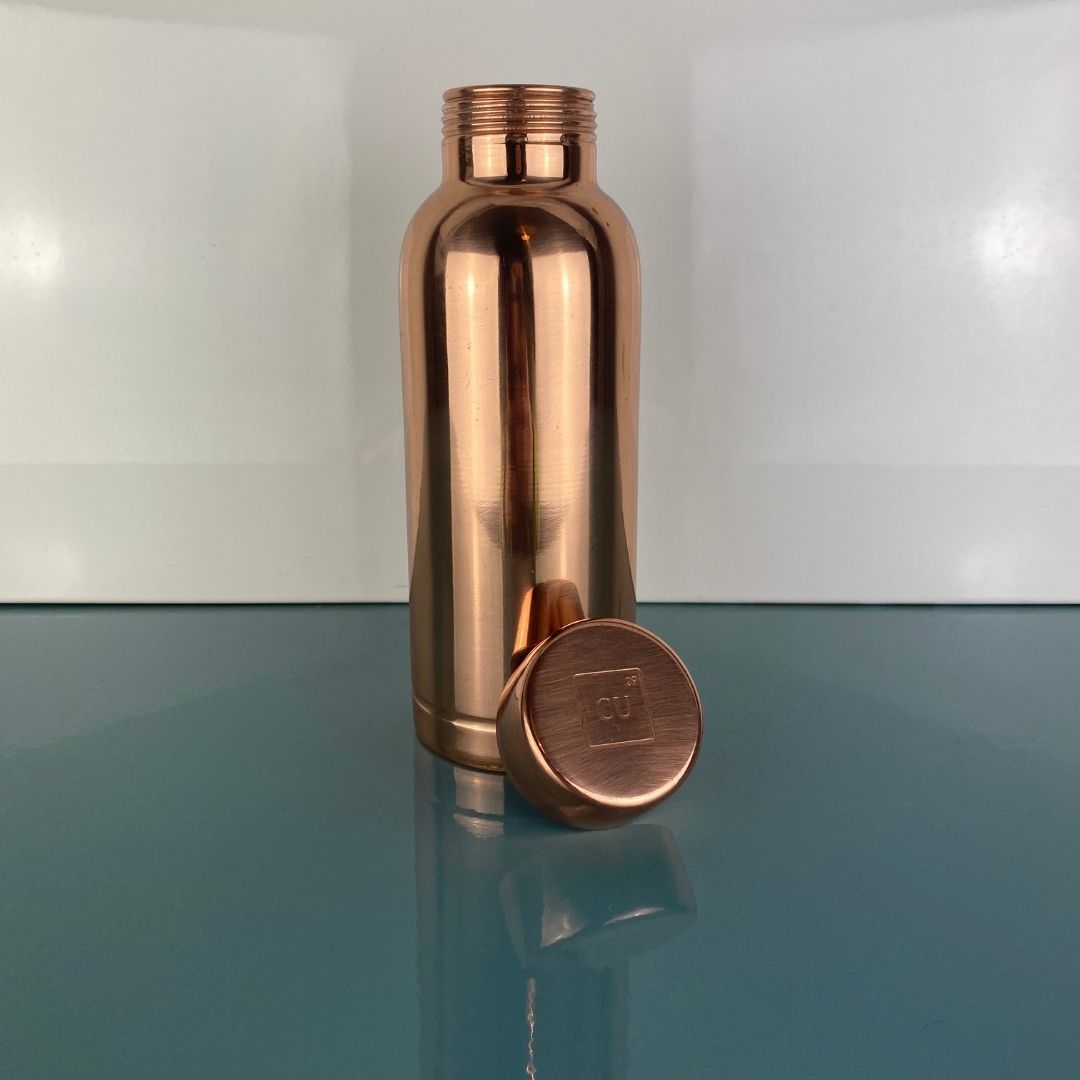 CU29™ Eleanor Handcrafted Copper Water Bottle - The CU29™ Copper Company