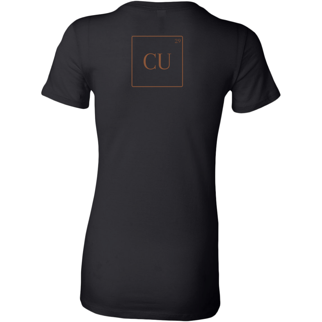 CU29™ Bella Ringspun Cotton Womens Shirt - The CU29™ Copper Company
