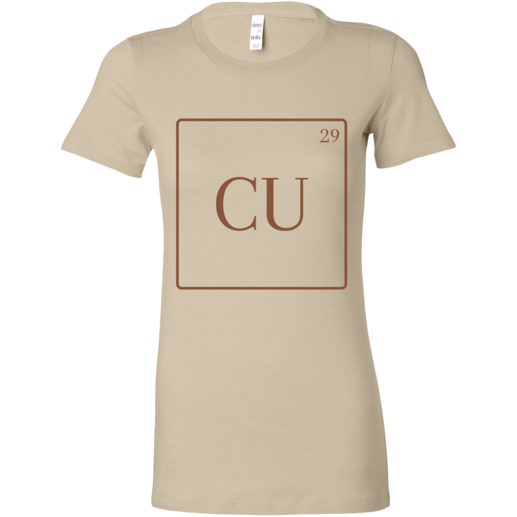 CU29™ Bella Ringspun Cotton Womens Shirt - The CU29™ Copper Company