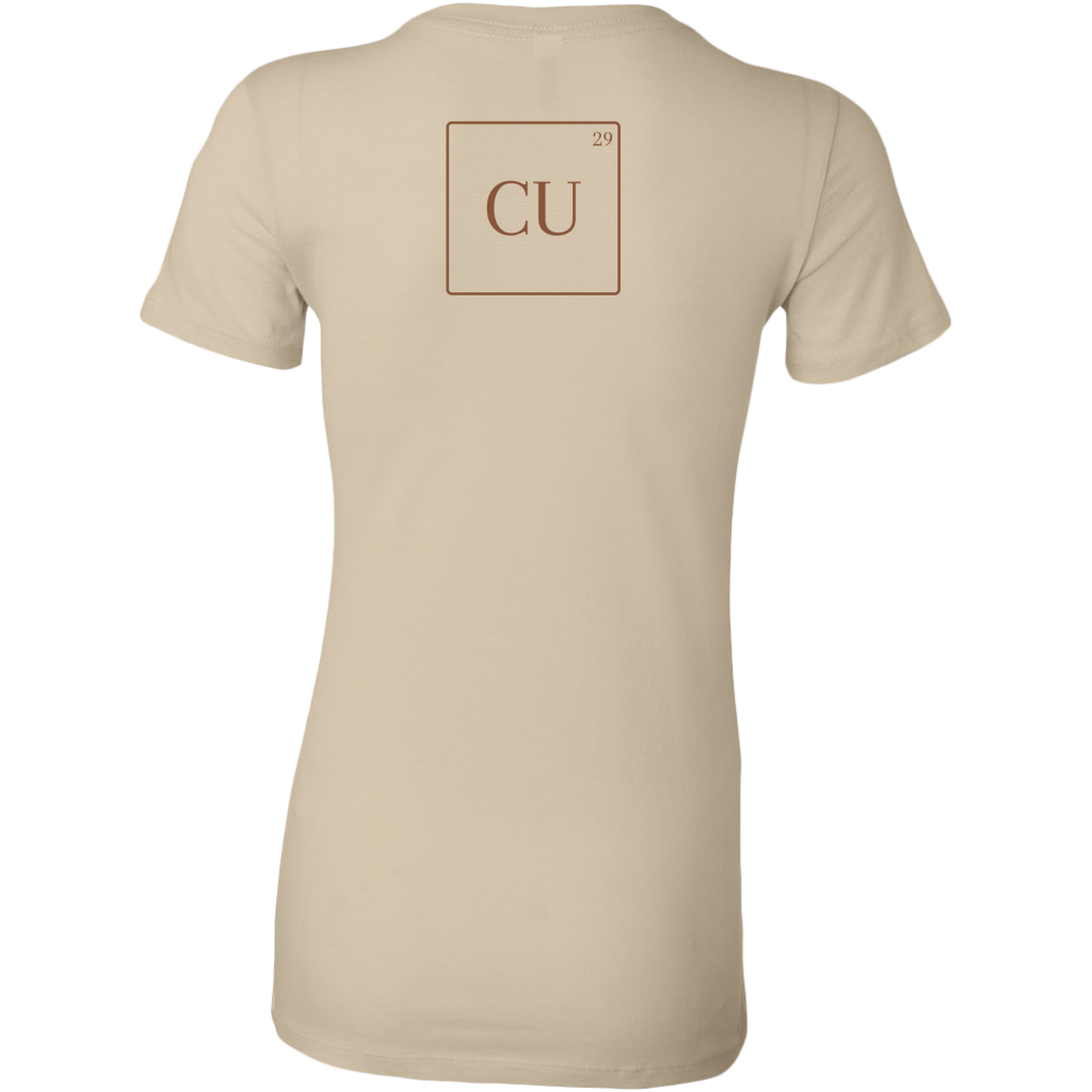 CU29™ Bella Ringspun Cotton Womens Shirt - The CU29™ Copper Company