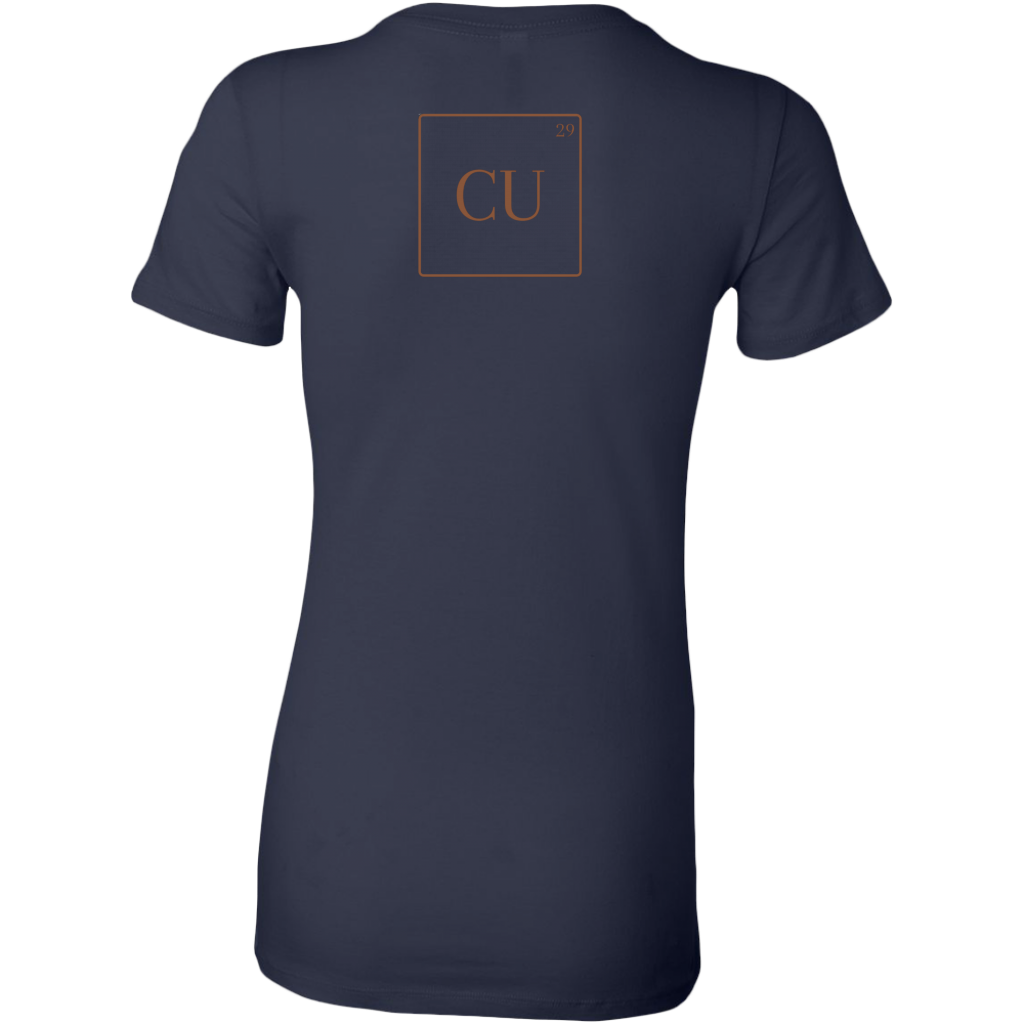 CU29™ Bella Ringspun Cotton Womens Shirt - The CU29™ Copper Company